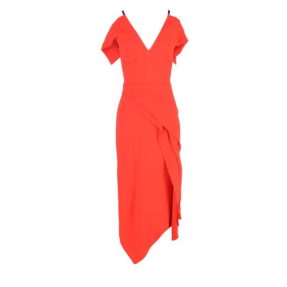 roland mouret asymmetric dress Cream Roland Mouret Wool Asymmetrical Dress Size US 4 main image 1